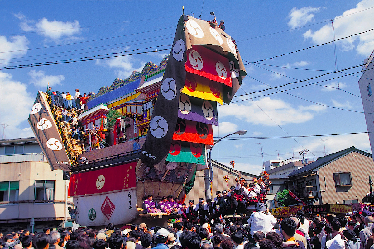 青柏祭の曳山行事