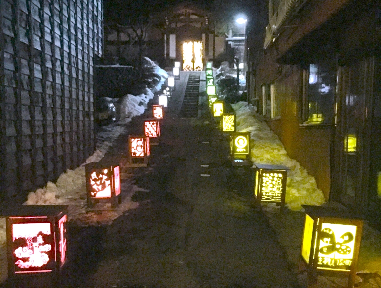 奈良井宿アイスキャンドルまつり