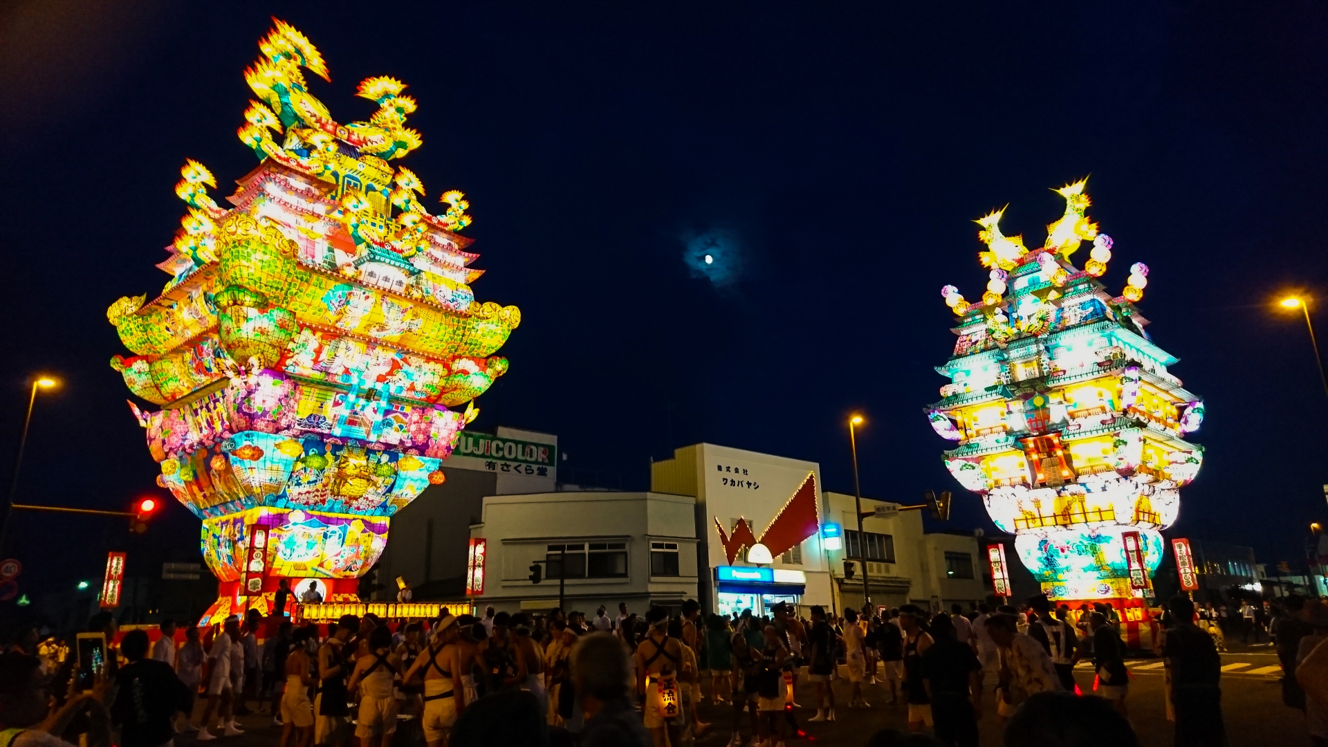 能代七夕 天空の不夜城