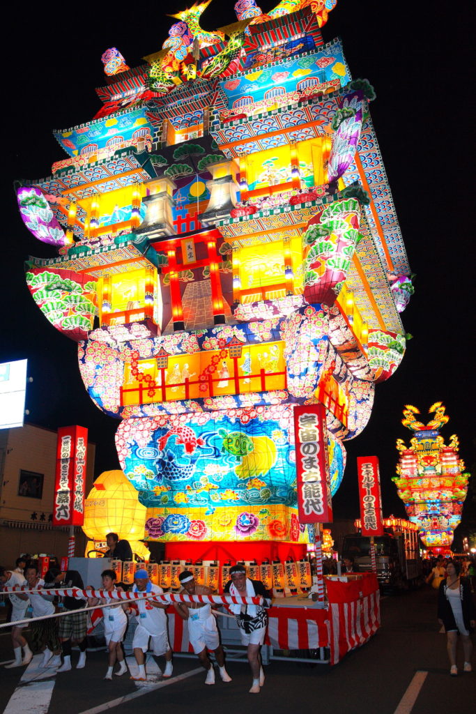 能代七夕 天空の不夜城