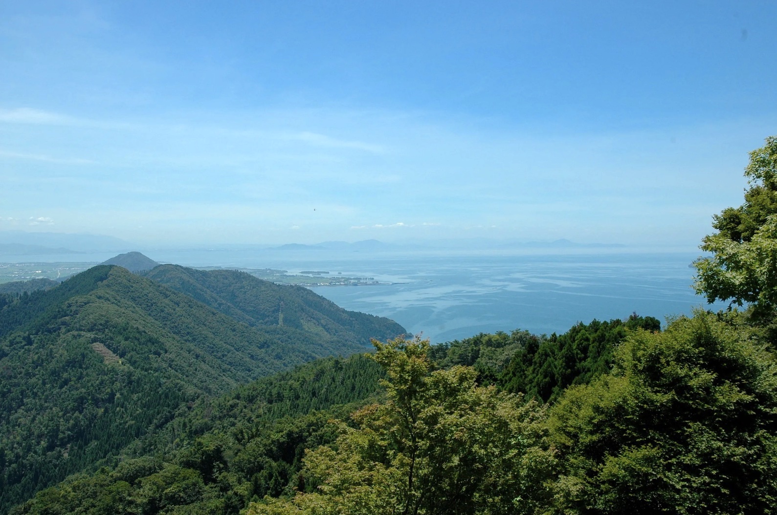 山本山から眺めた琵琶湖