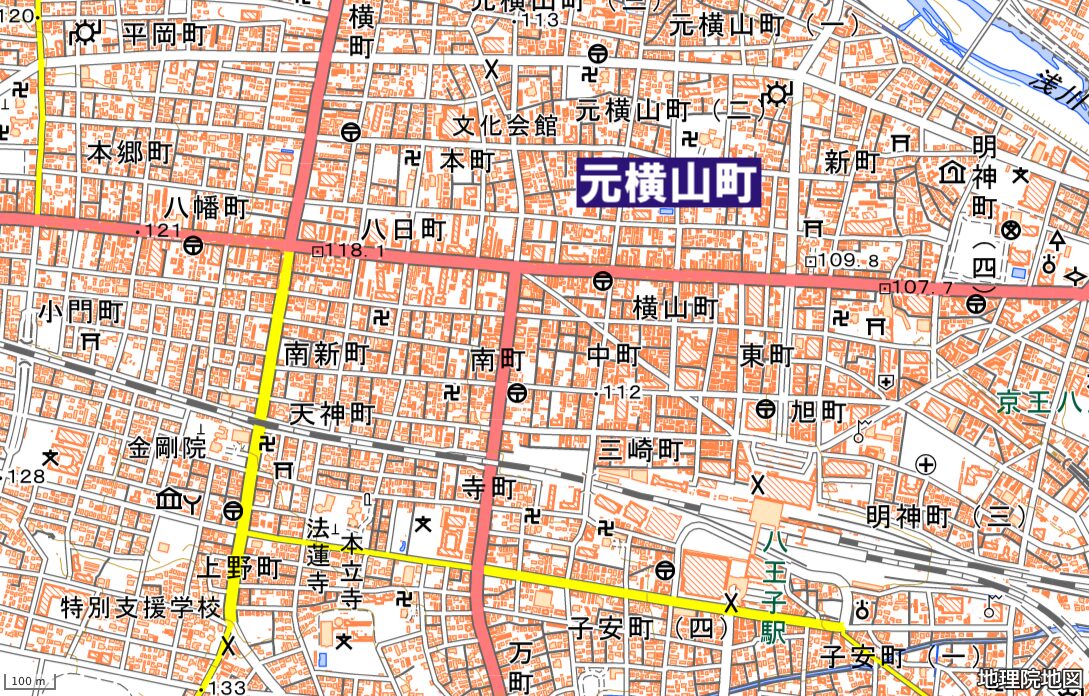 元横山町
