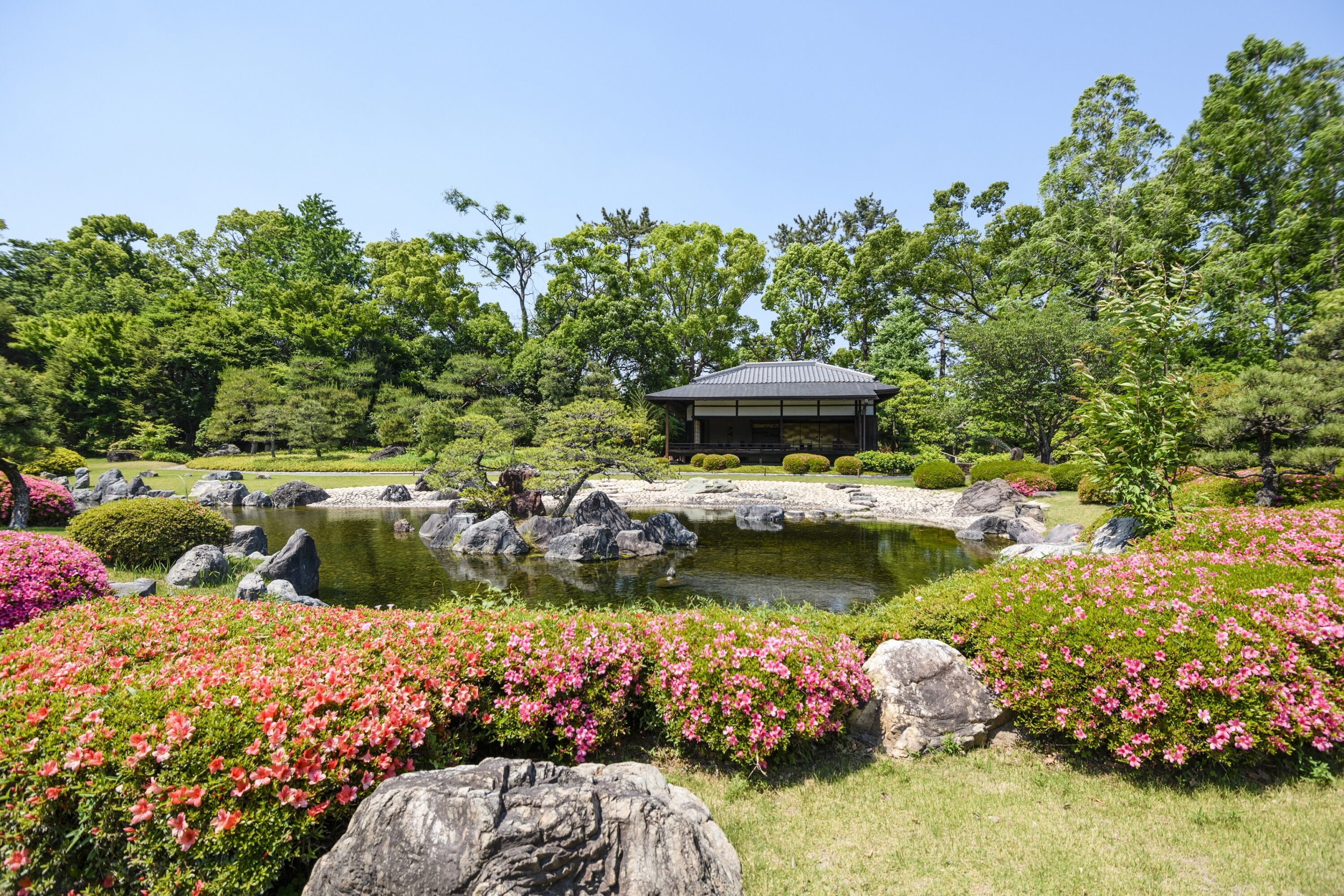 清流園・香雲亭での朝御膳