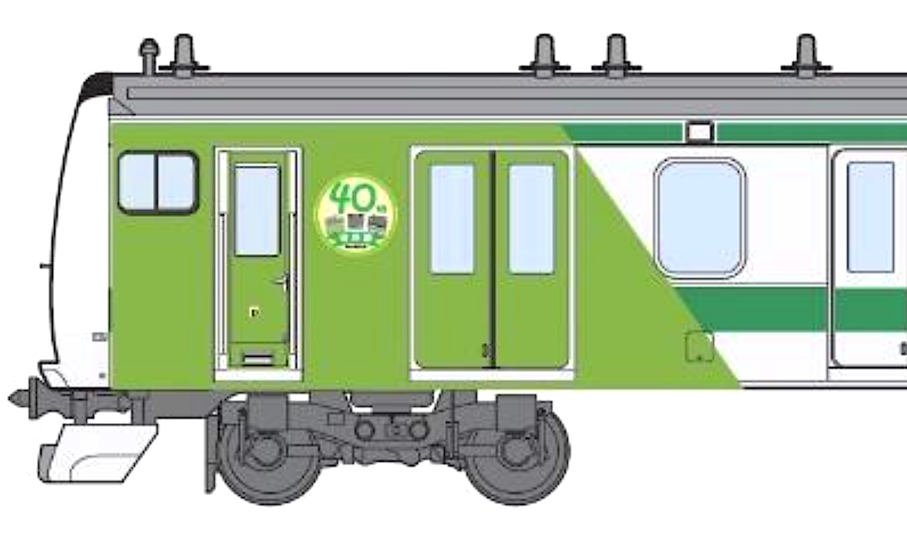 埼京線40周年ラッピング電車