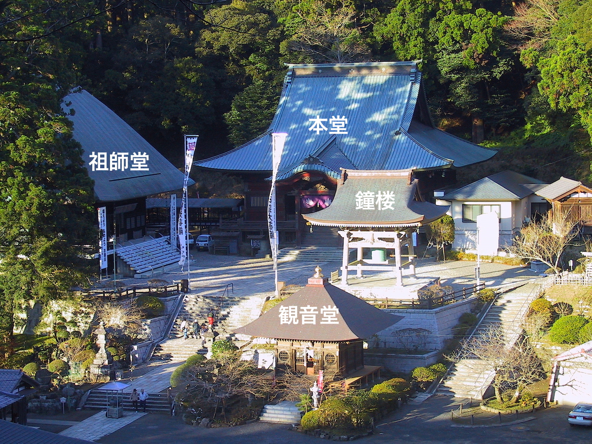 清澄寺・境内図