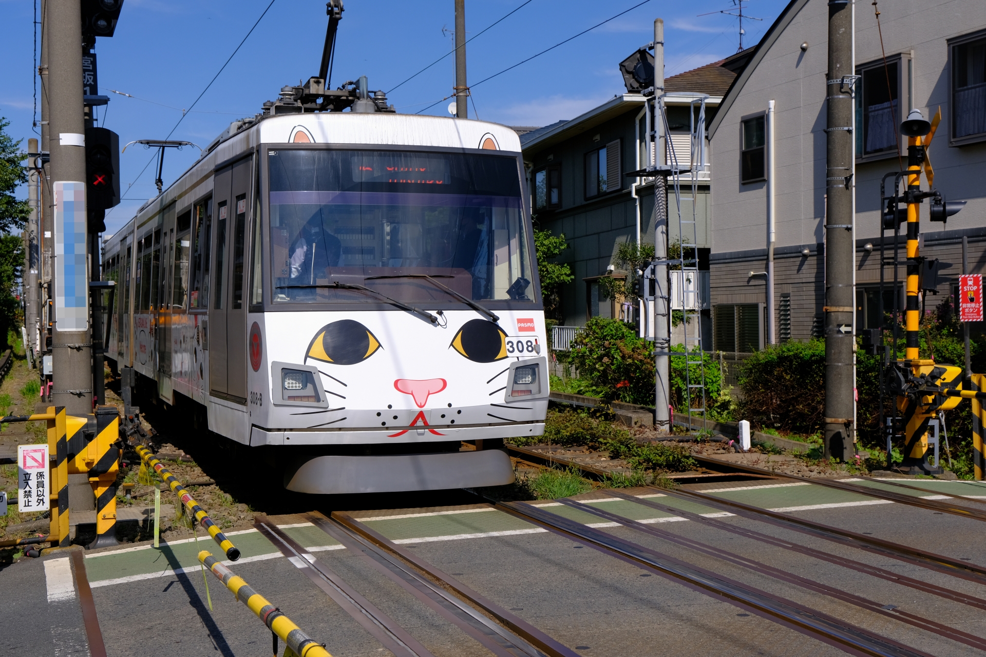 「幸福の招き猫電車」