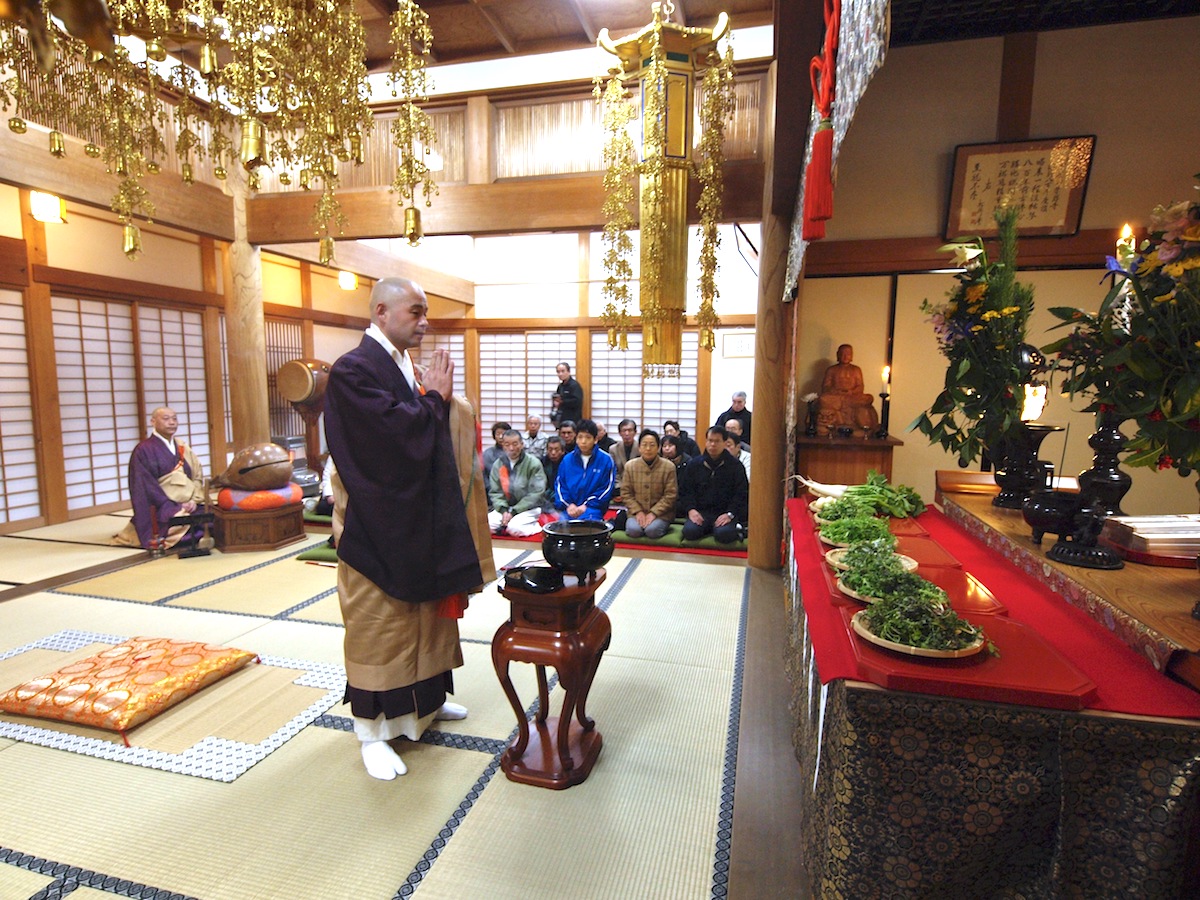 崇禅寺『七草粥会』