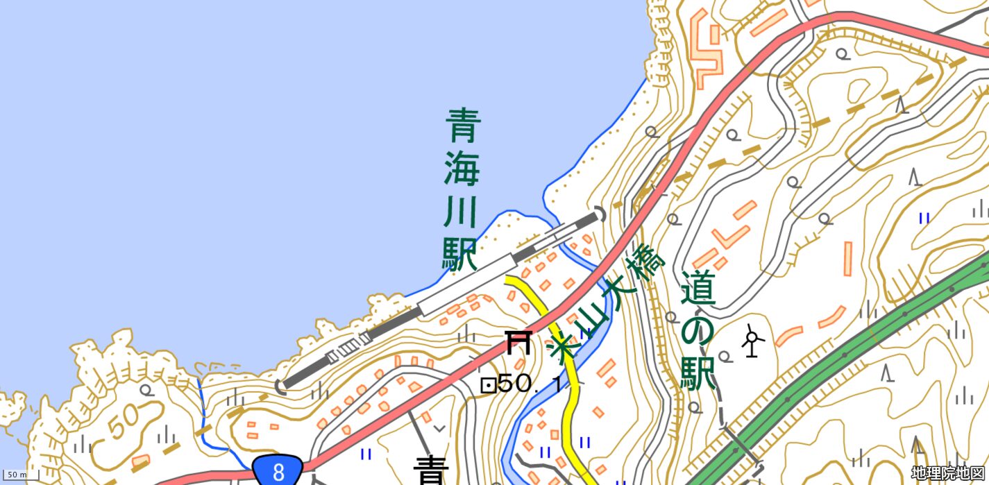 青海川駅