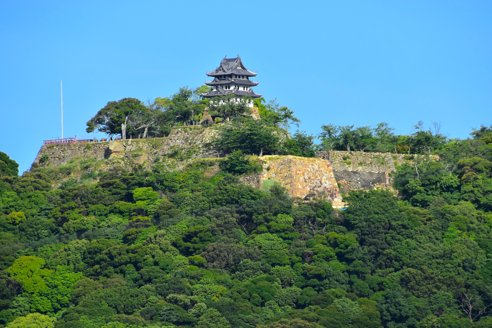 洲本城・模擬天守