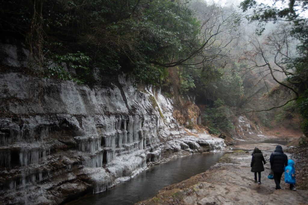 東椎屋の滝・氷瀑