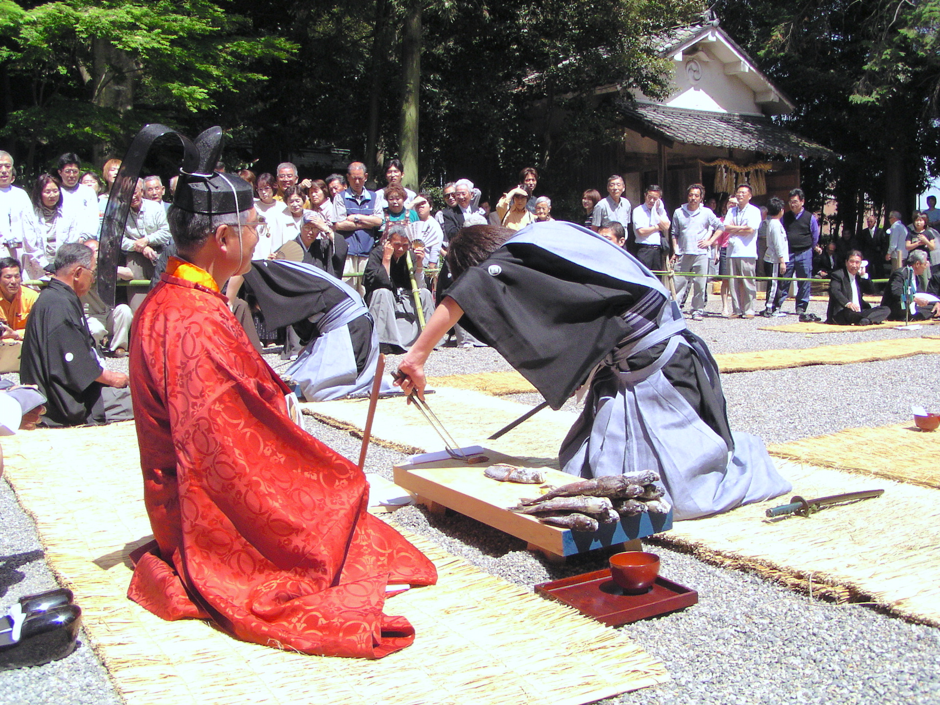 下新川神社『すし切り祭り』