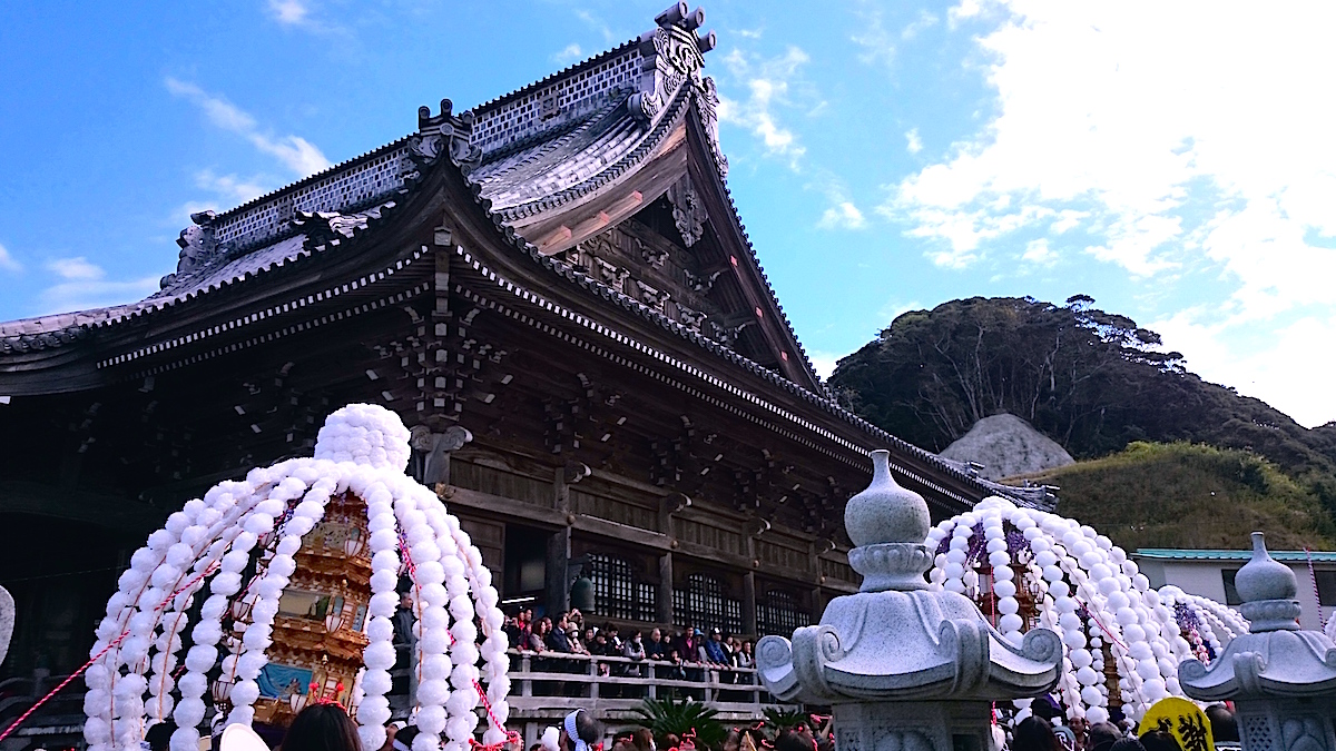 誕生寺御会式