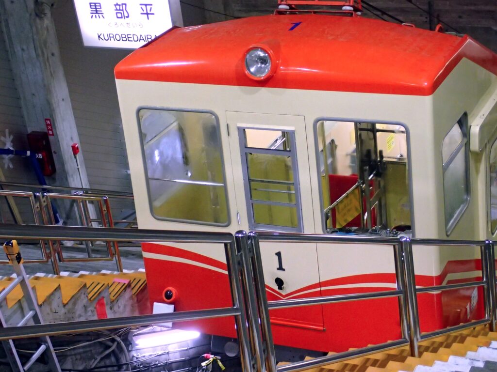 日本最高所の駅、黒部平