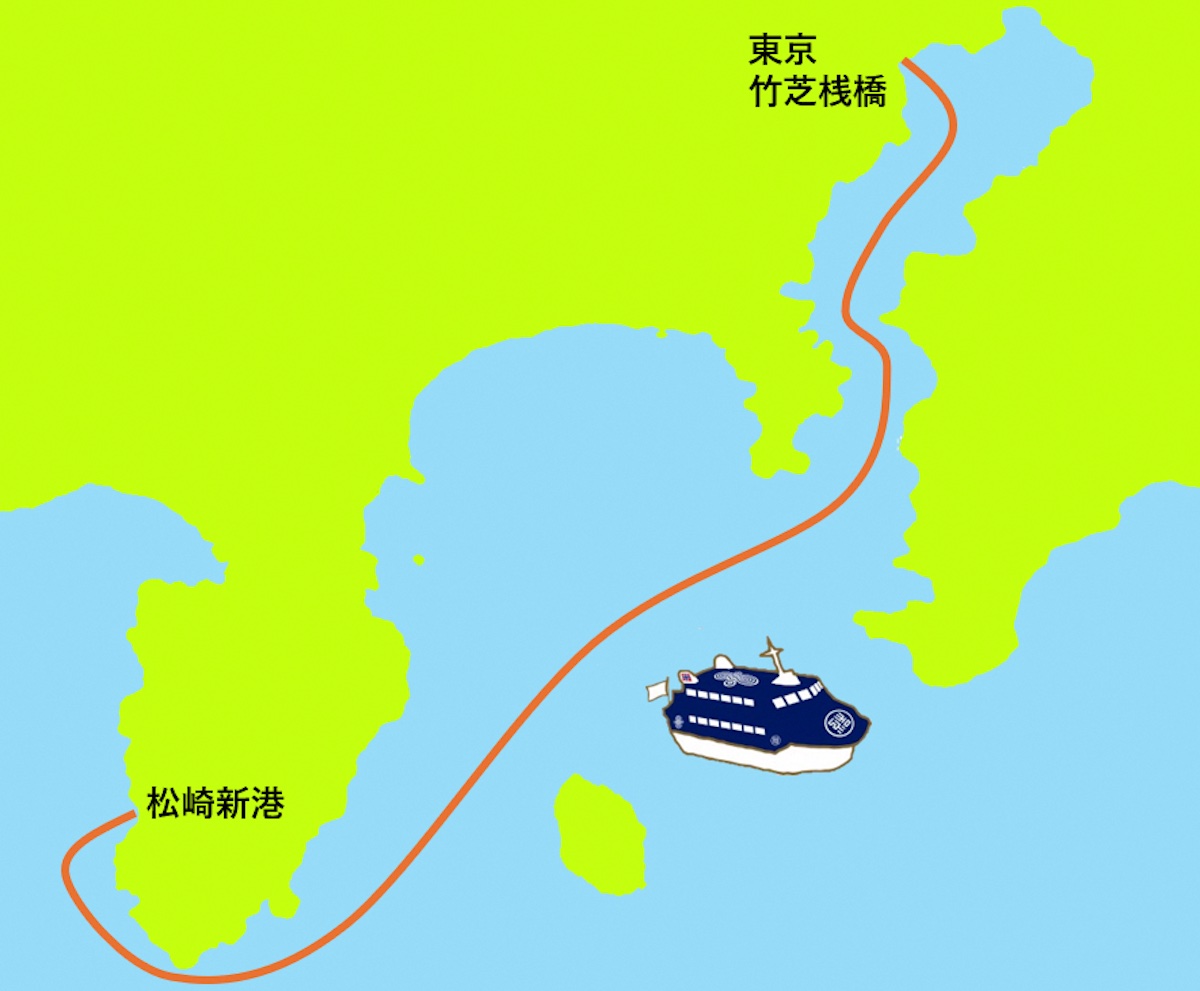 伊豆松崎⇔東京直行便