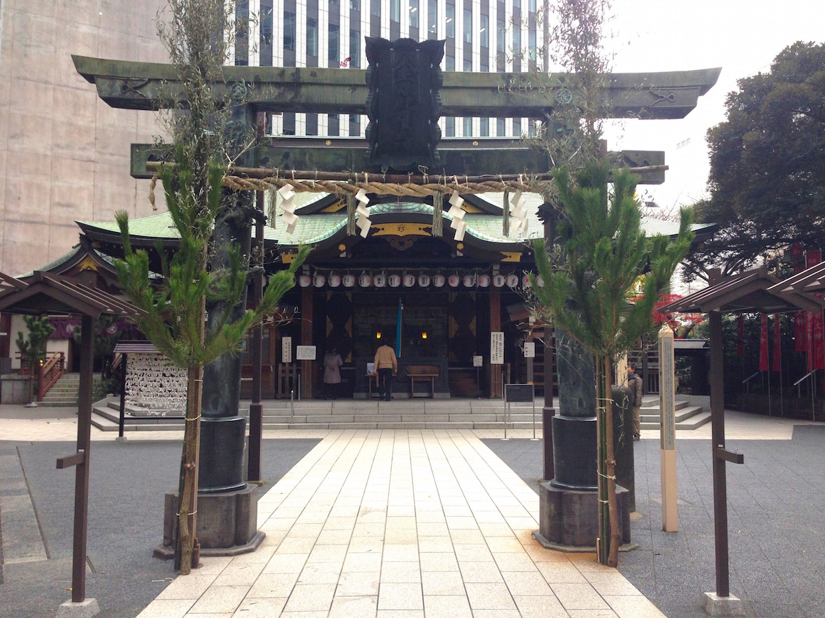 正月には多くの参拝者で賑わう
