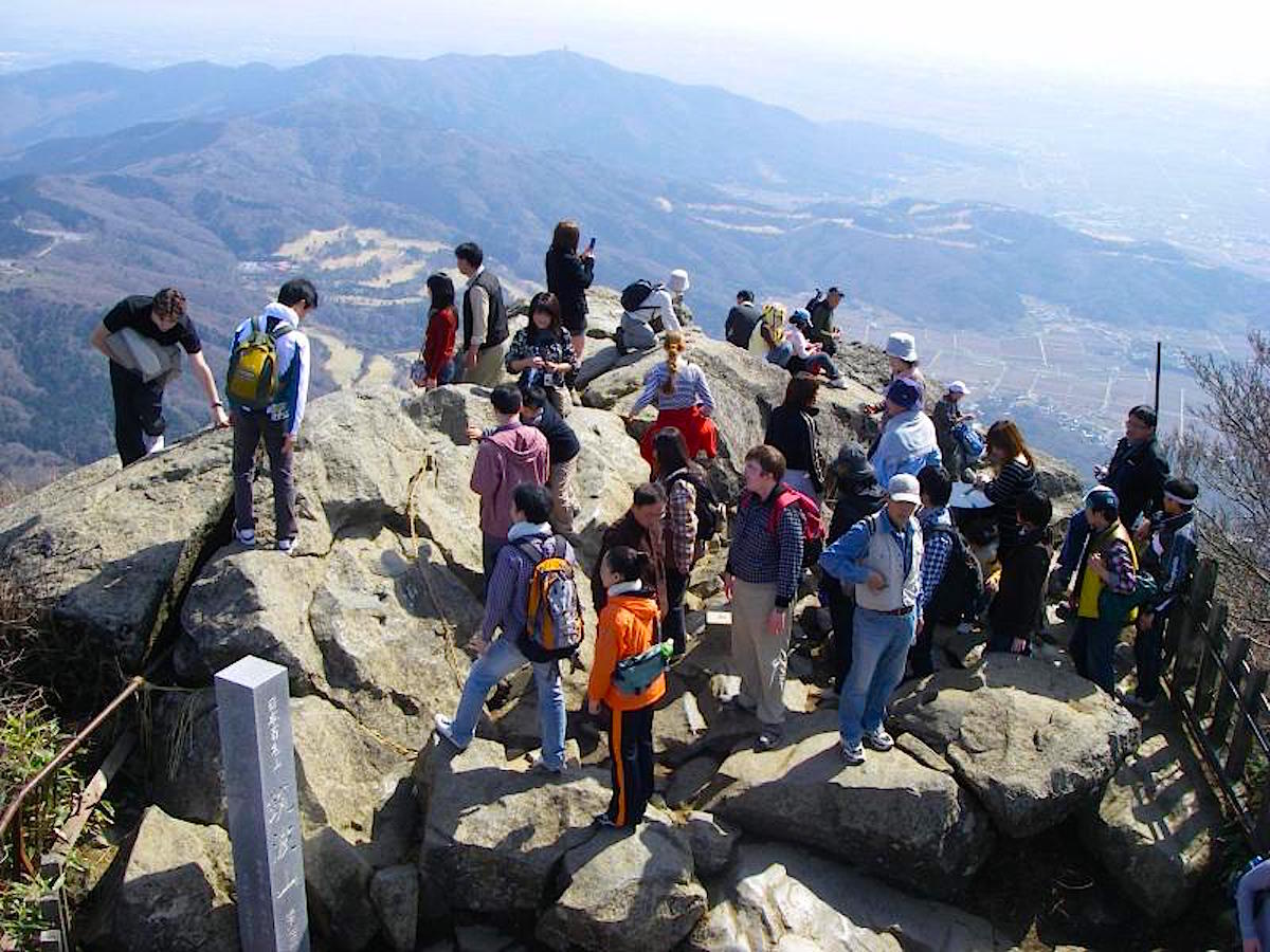 筑波山の山頂は第6位の早さ!