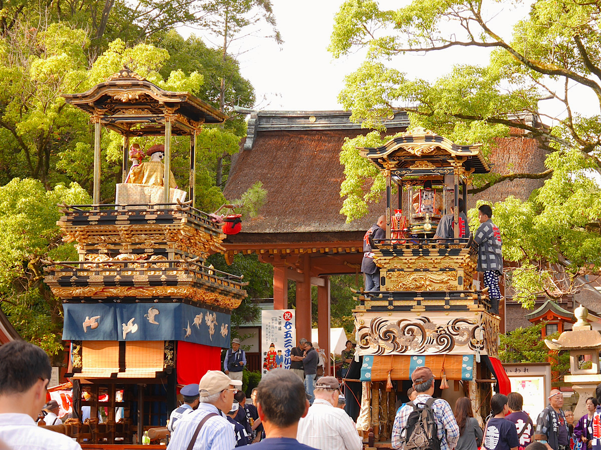 尾張津島天王祭の車楽舟行事