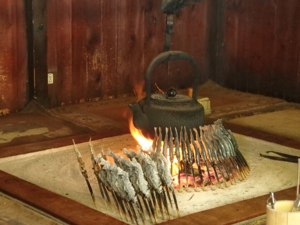 嘉門次小屋の岩魚