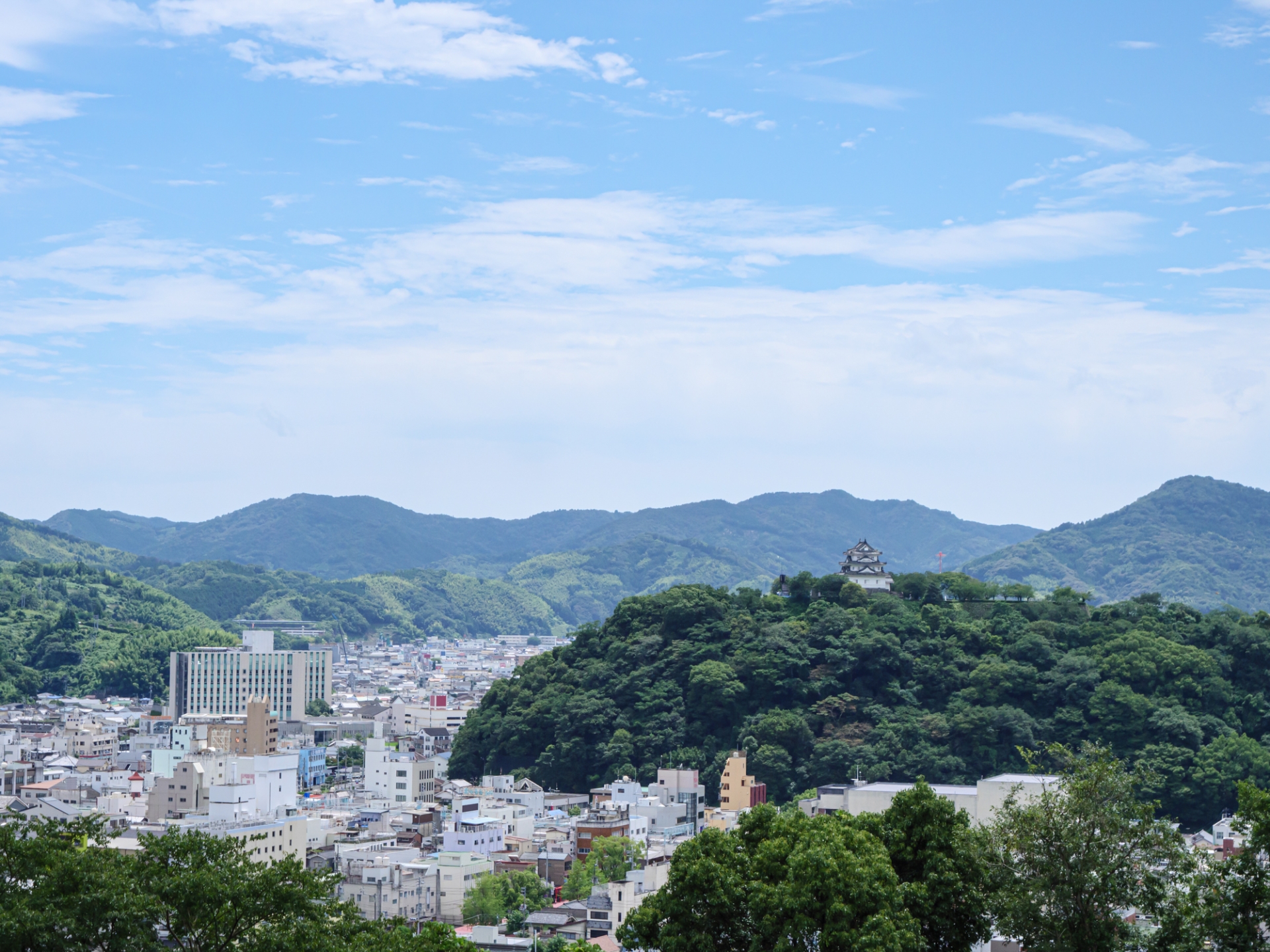 「放射状の城下町」宇和島