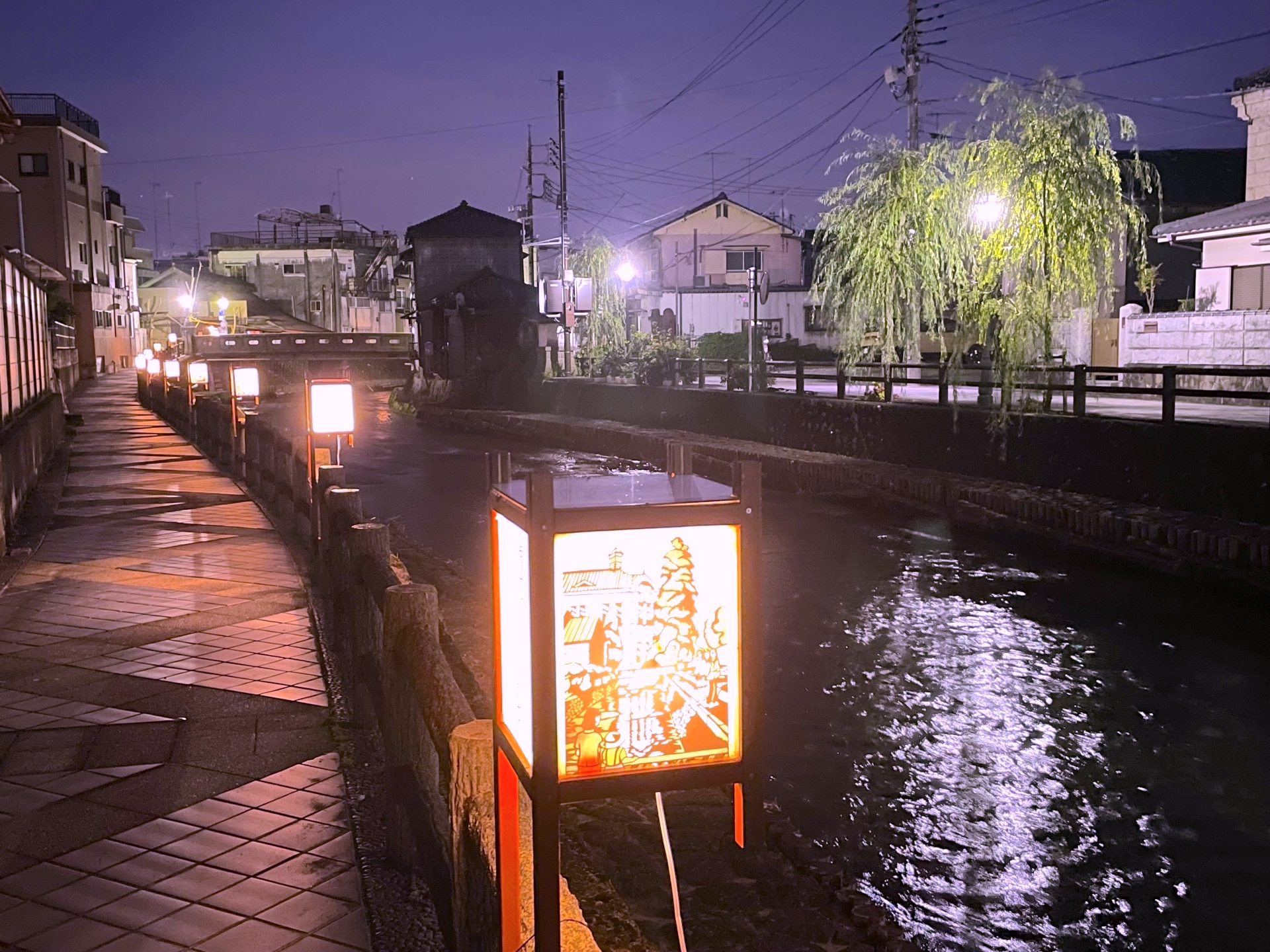 うずま川行灯まつり