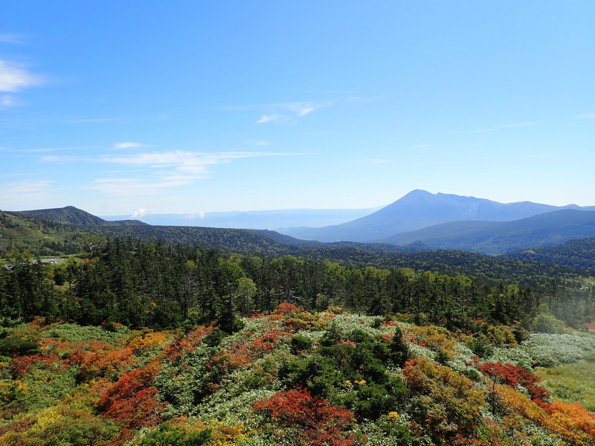 八幡平から眺めた岩手山