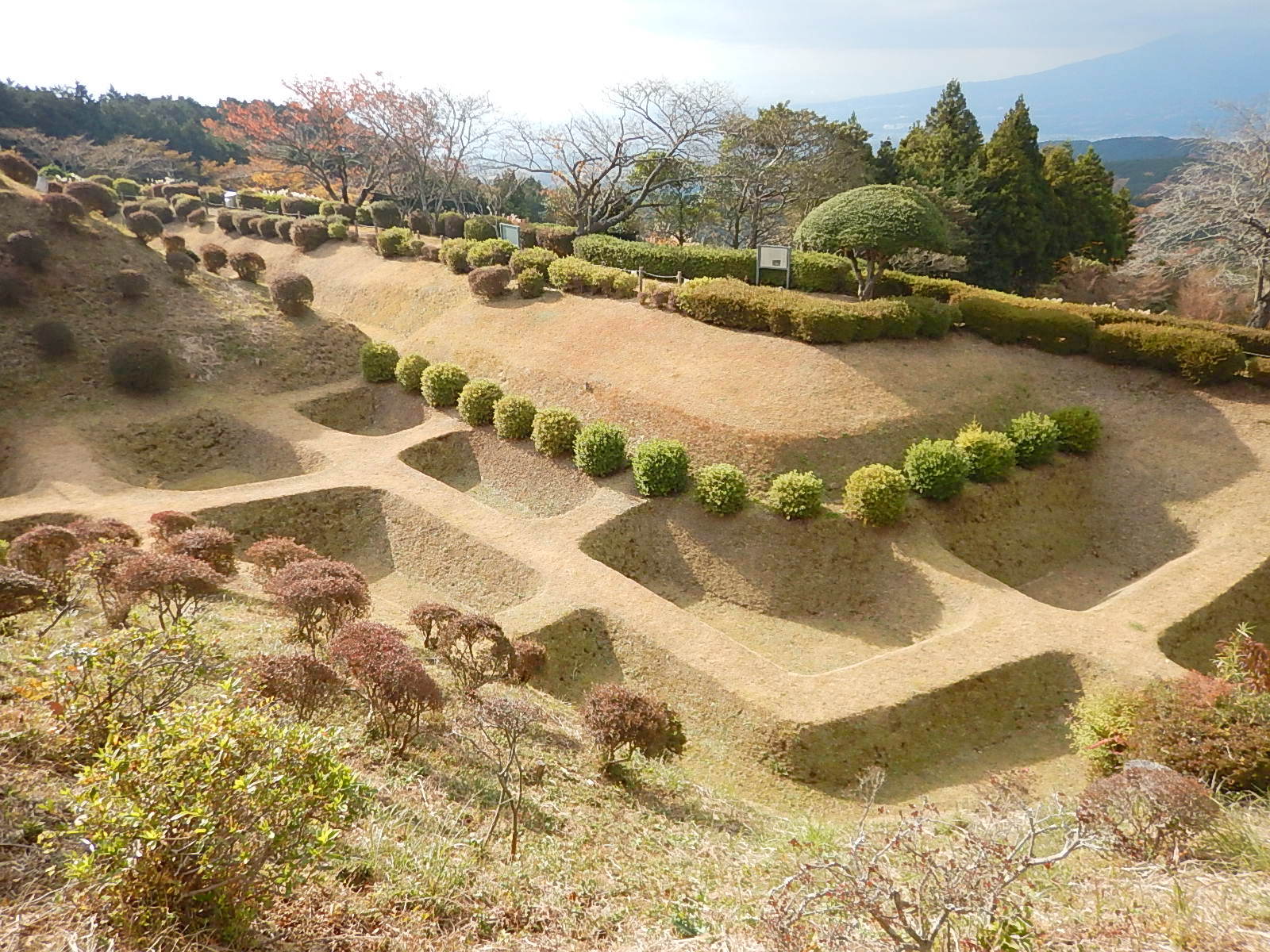 山中城・障子堀