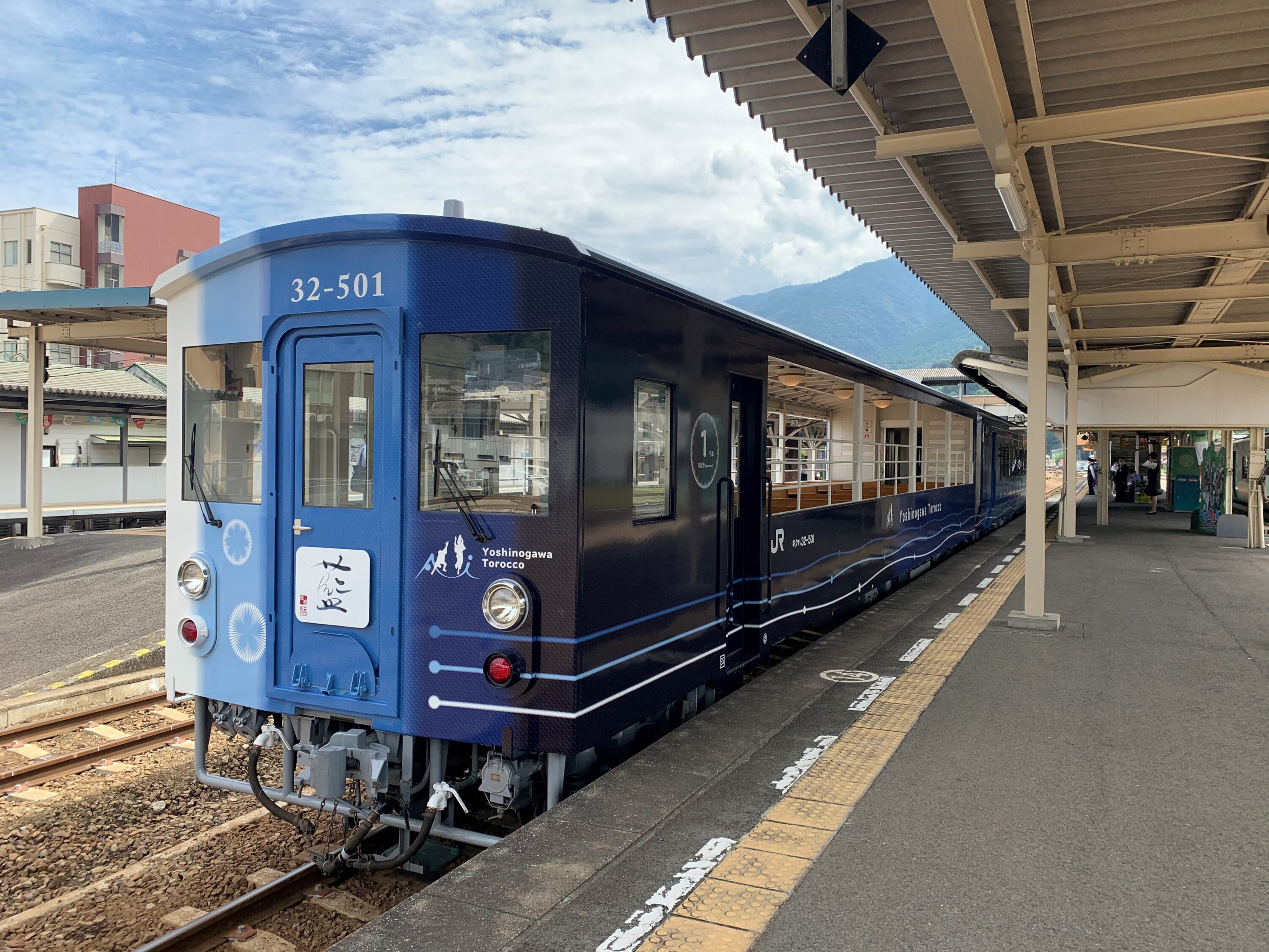 藍よしのがわトロッコ