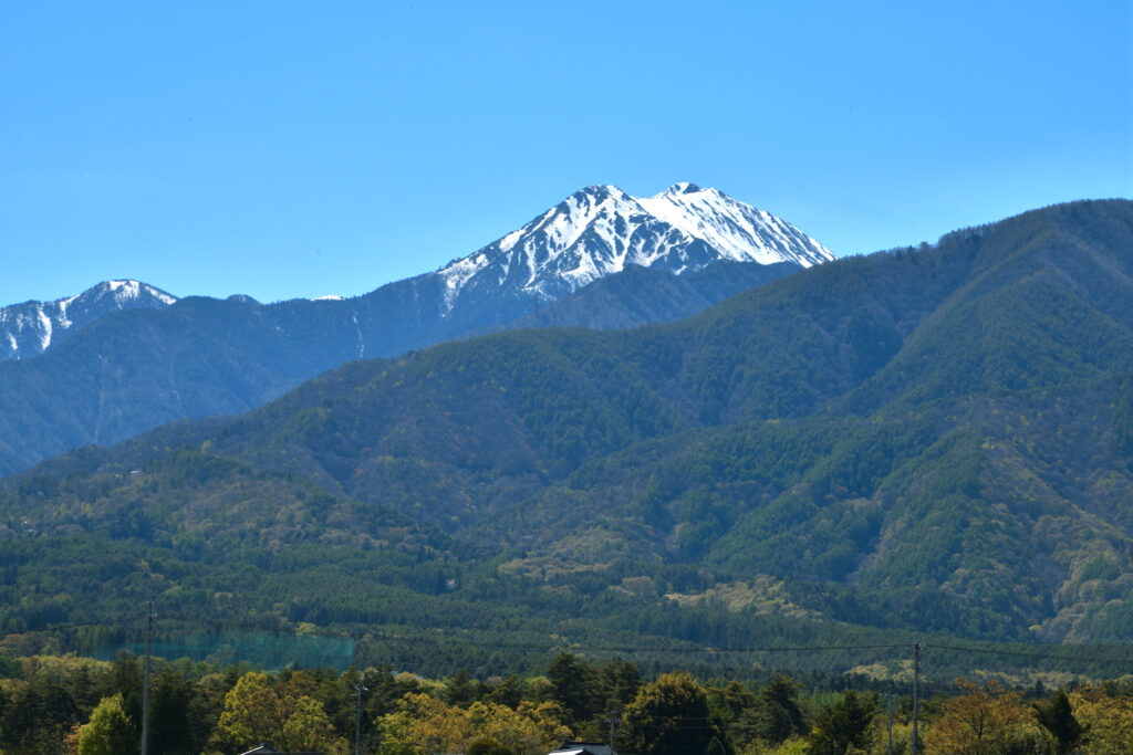 常念岳「常念坊」雪形
