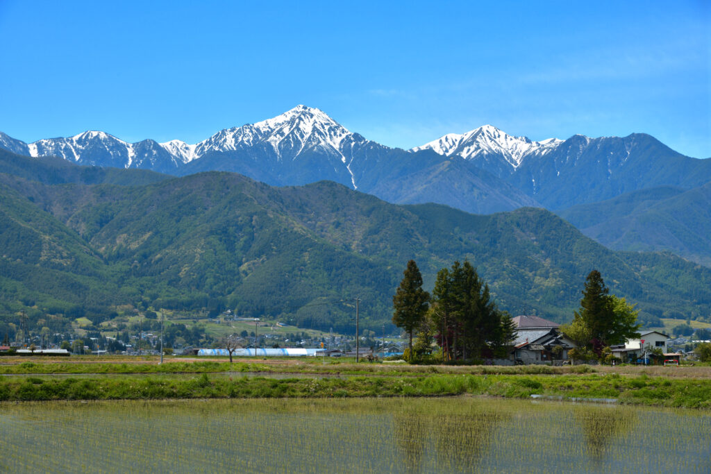 常念岳「常念坊」雪形