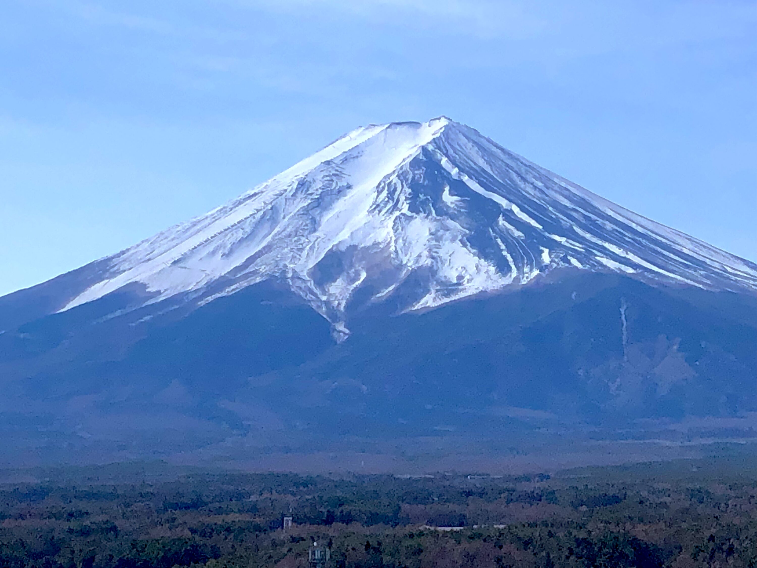 富士山「農鳥」雪形