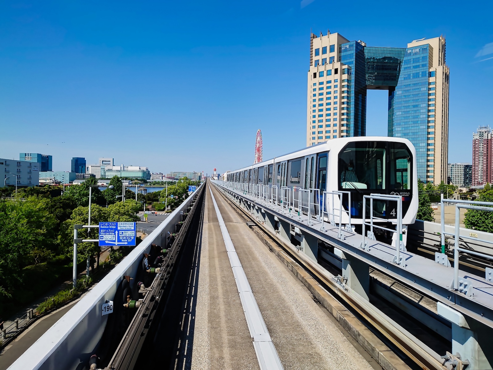 ゆりかもめ・展望席の風景